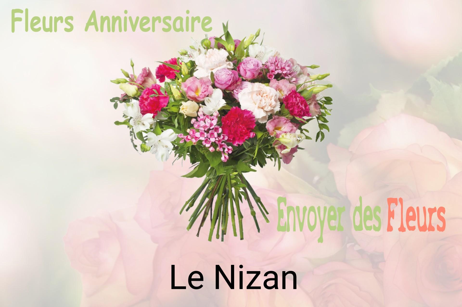 Bouquet de fleurs d’anniversaire livré à Le Nizan